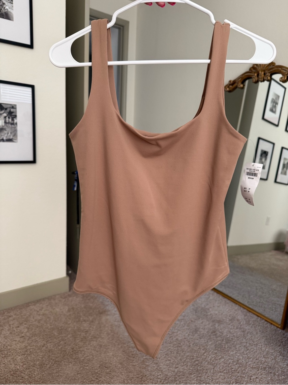 Abercrombie & Fitch Tank Style Bodysuit - Mauve Brown NWT